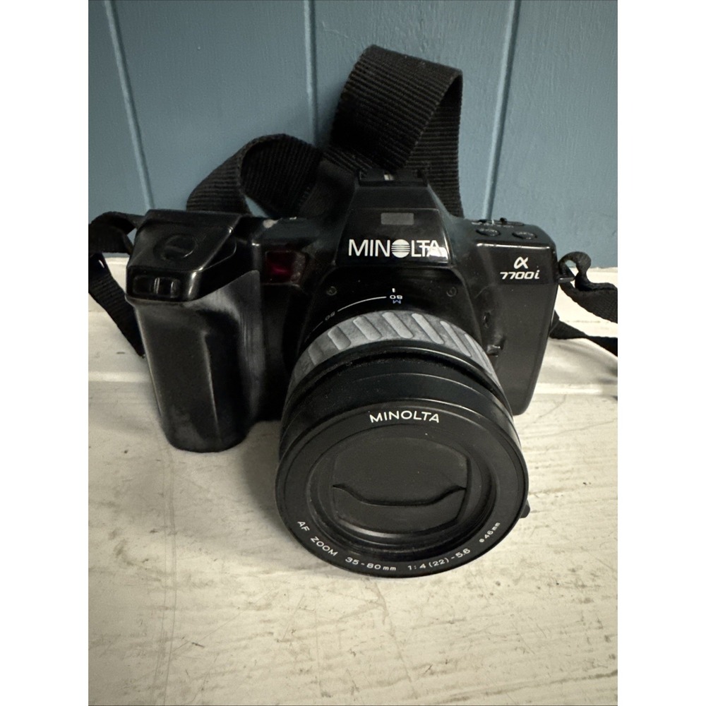 Minolta A 7700i SLR Camera W/ AF Zoom 35-105mm 3.5-4.5 Lens PARTS ONLY